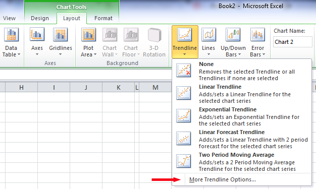How to write logarithmic equations in excel