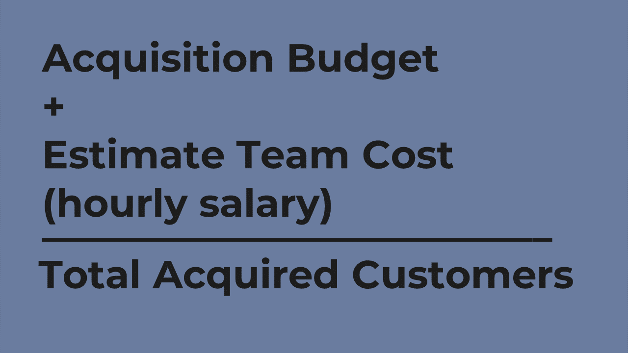 Customer Acquisition Cost Formula - Optimove