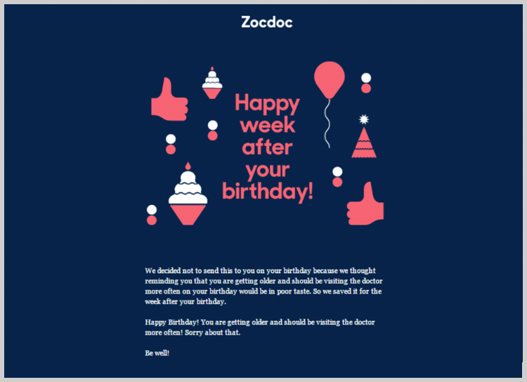 ZocDoc is using their customer data!