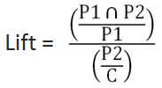 lift formula