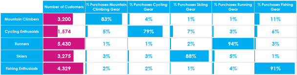 Identifying customer personas based on product affinities